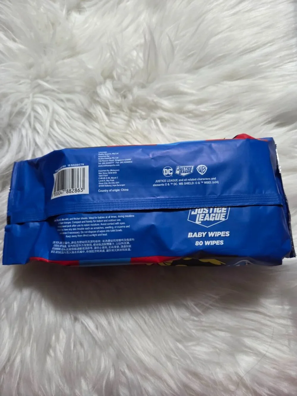 Justice League Design Baby Wipes